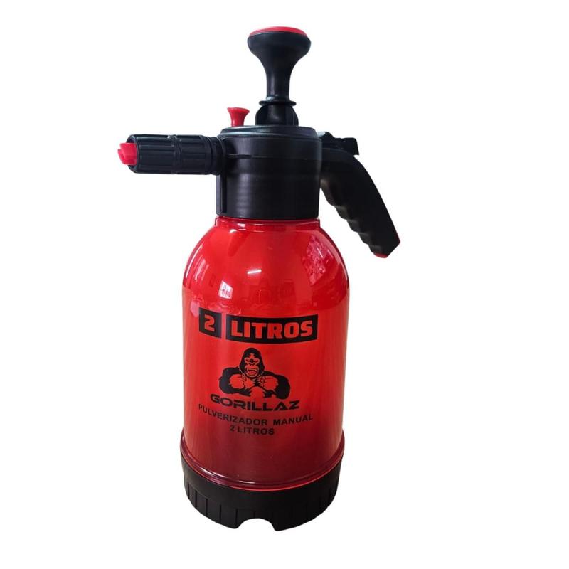 Pulverizador de Empuma Manual 2L Snow Foam Pump Vermelho Gorillaz